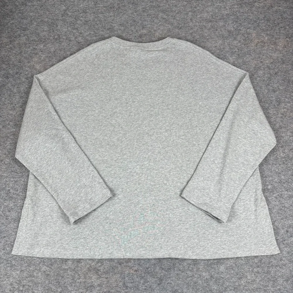 Disney Parks Sweatshirt Sweater Mickey Mouse Disneyland Sequins Gray Womens XL‎